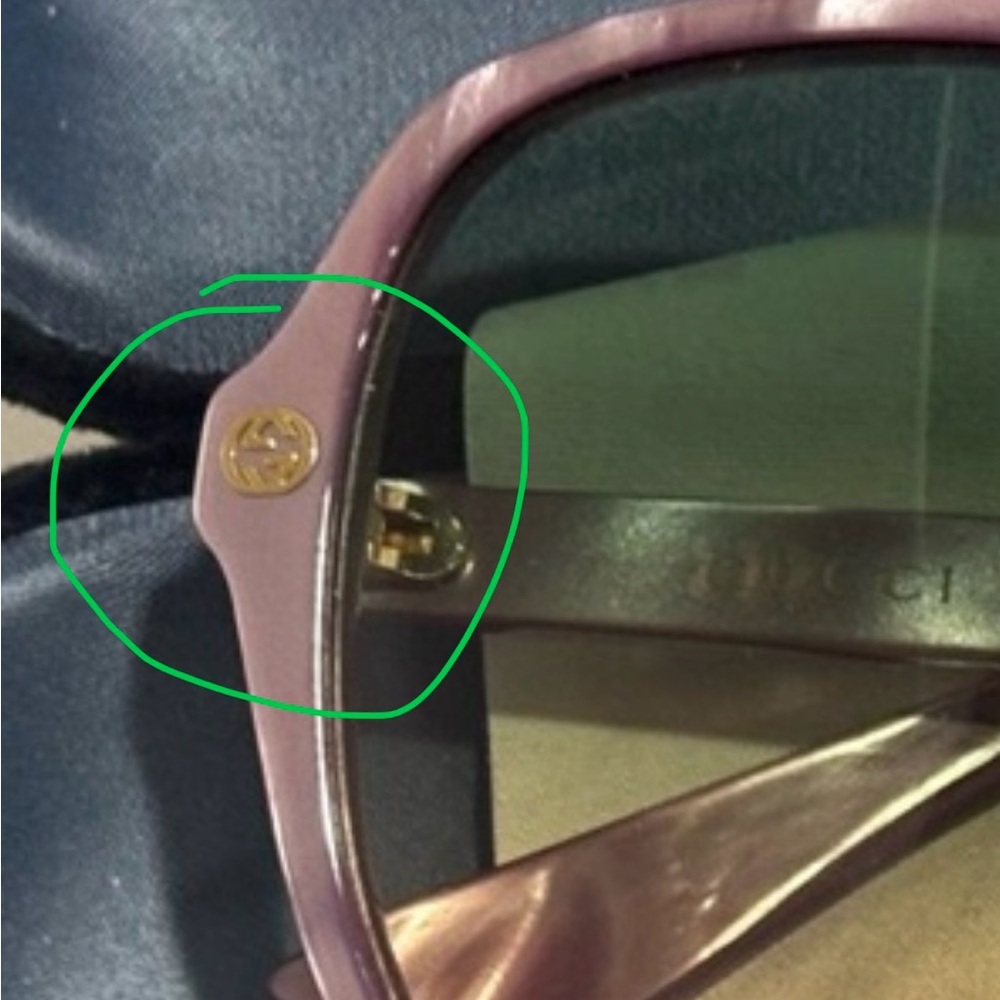 Gucci Purple Gradient Sunglasses - Picture 7 of 7